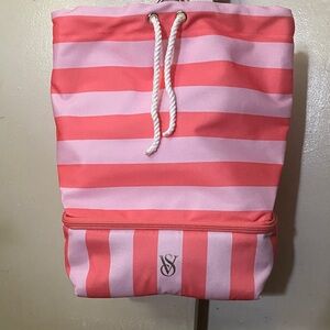 Striped Pink Tote Bag
